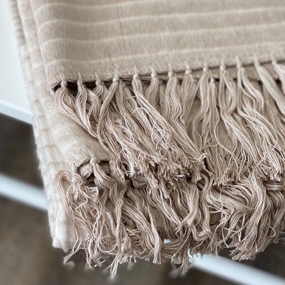 Mina Victory Antler Solid Throw Blankets - Picture 2 of 7